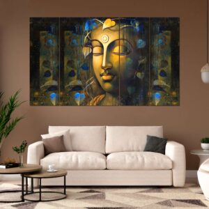 SET OF 5 DIGITAL WALL PAINTING